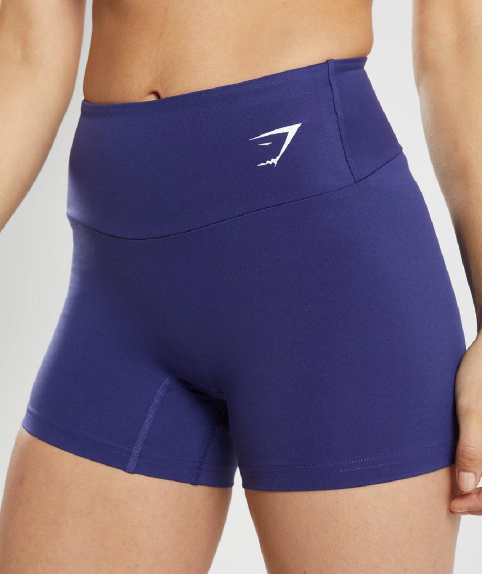 Pantalones Cortos Gymshark Entrenamiento Tight Mujer Moradas | CO 2653VRW